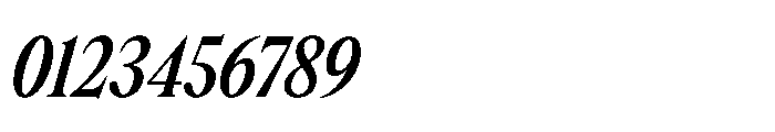Dickens Cnd Medium Italic Font OTHER CHARS