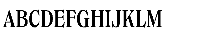 Dickens Cnd Medium Font UPPERCASE