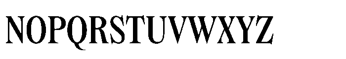 Dickens Cnd Medium Font UPPERCASE