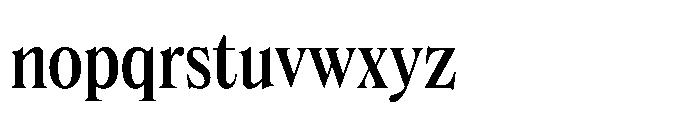 Dickens Cnd Medium Font LOWERCASE