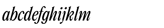 Dickens Cnd Regular Italic FONT