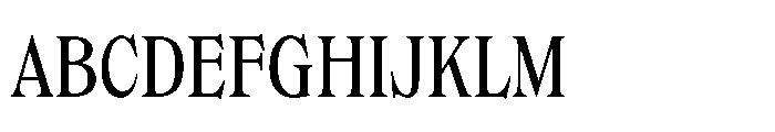 Dickens Cnd Regular Font UPPERCASE