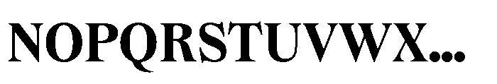 Dickens Extrabold Font UPPERCASE