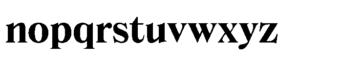 Dickens Extrabold Font LOWERCASE