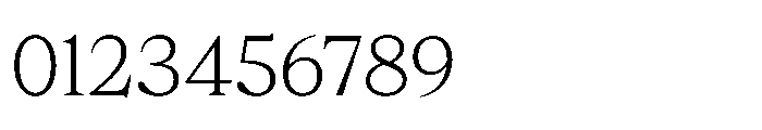 Dickens Extralight Font OTHER CHARS