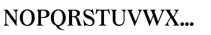Dickens Medium Font UPPERCASE
