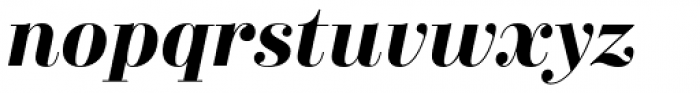 Didonesque Bold Italic Font LOWERCASE