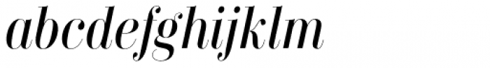 Didonesque Display Italic Font LOWERCASE