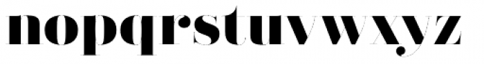 Didonesque Ghost Black Font LOWERCASE