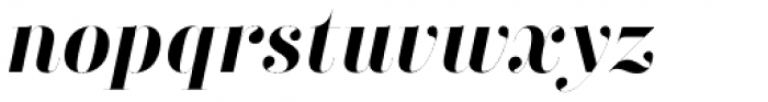 Didonesque Ghost Bold Italic Font LOWERCASE