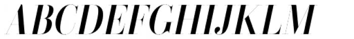 Didonesque Ghost Italic Font UPPERCASE
