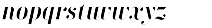 Didonesque Ghost Italic Font LOWERCASE