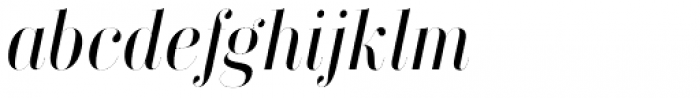 Didonesque Ghost Light Italic Font LOWERCASE