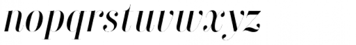 Didonesque Ghost Light Italic Font LOWERCASE