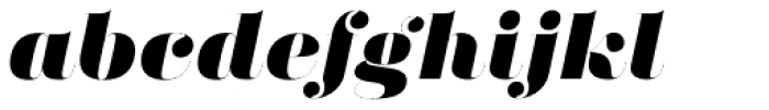 Didonesque Ghost Ultra Italic Font LOWERCASE