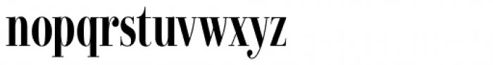 Didonesque Medium Condensed Font LOWERCASE