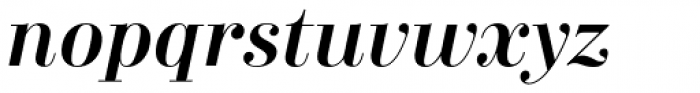 Didonesque Medium Italic Font LOWERCASE