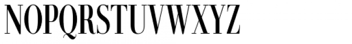 Didonesque Roman Condensed Font UPPERCASE