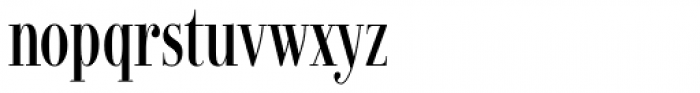 Didonesque Roman Condensed Font LOWERCASE