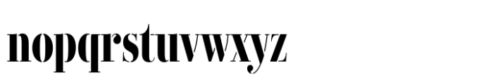 Didonesque Stencil Condensed Bold Font LOWERCASE