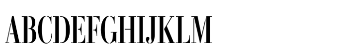 Didonesque Stencil Condensed Font UPPERCASE