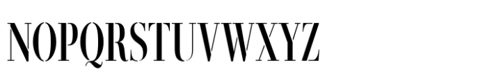 Didonesque Stencil Condensed Font UPPERCASE