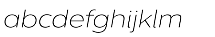 Dienstag Extra Light Italic FONT