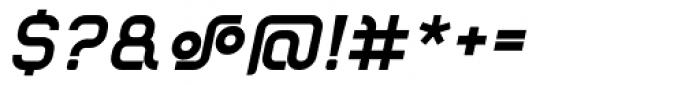 Dieppe Regular Oblique Font OTHER CHARS