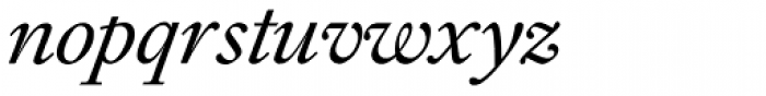 Diethelm AR Display Swash Italic Font LOWERCASE
