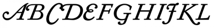 Diethelm AR Swash Italic Font UPPERCASE