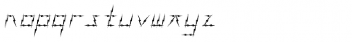 Digelectric AOE Oblique Font LOWERCASE