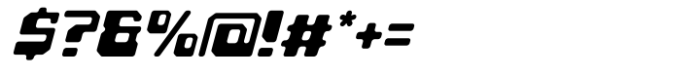 Digibats Italic Font OTHER CHARS