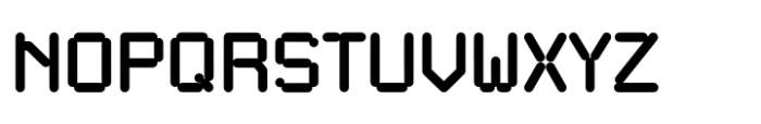 Digimod Bold Font UPPERCASE