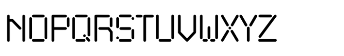 Digimod Regular Font UPPERCASE