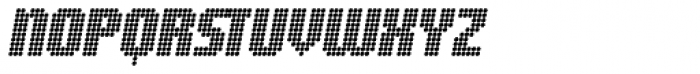 Digital Disco AOE Shortcaps Italic Font LOWERCASE