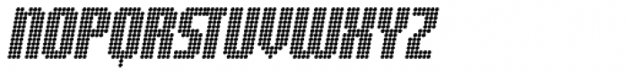 Digital Disco AOE Standard Italic Font UPPERCASE