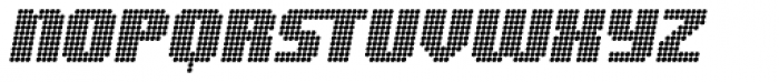 Digital Disco Heavy AOE Shortcaps Italic Font LOWERCASE