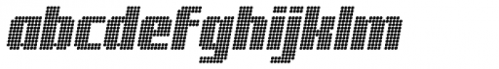 Digital Disco Heavy AOE Standard Italic Font LOWERCASE