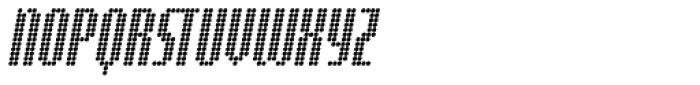 Digital Disco Slim AOE Italic Font UPPERCASE