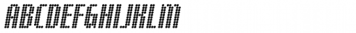 Digital Disco Slim AOE Shortcaps Italic Font LOWERCASE