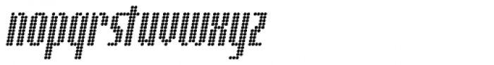 Digital Disco Slim AOE Standard Italic Font LOWERCASE