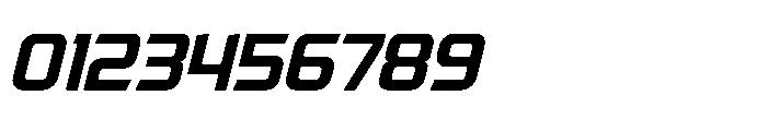 Digital Galaxy Italic Font OTHER CHARS