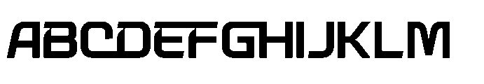 Digital Galaxy Regular Font UPPERCASE