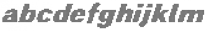 Digital Maurice Italic Font LOWERCASE