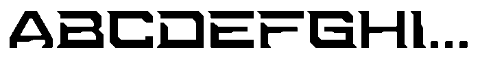 Digital Obelisk Regular Font UPPERCASE