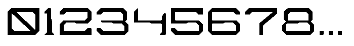 Digital Obelisk Thin Font OTHER CHARS