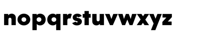 Digital Sans Black Font LOWERCASE