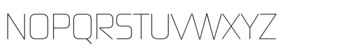 Digital Sans Now Cond Thin Font UPPERCASE