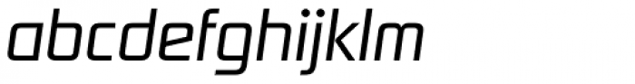 Digital Sans Now ML Cond Italic Font LOWERCASE