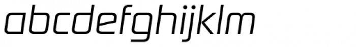 Digital Sans Now ML Light Italic Font LOWERCASE
